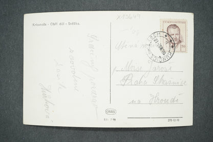 Postcard KRKONOSE - GIANT MINE - SNOW WHITE (x13649)