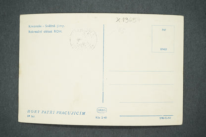 Postcard KRKONOSE - SNOW PITS (x13654)