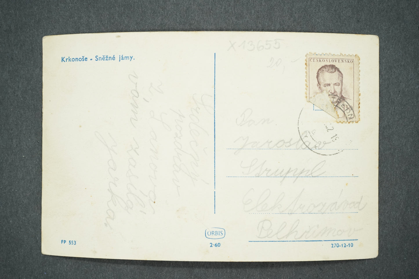 Postcard KRKONOSE - SNOW PITS (x13655)