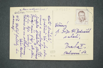 Postcard OLD TRAINS - LAKE MÁCHO (x13657)