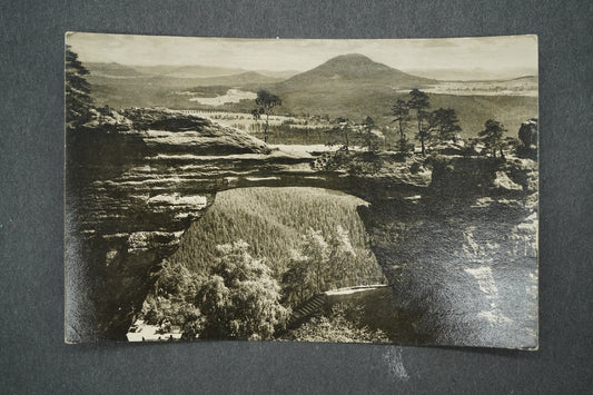 Pohlednice ČESKÉ ŠVÝCARSKO - PRAVČICKÁ BRÁNA A RŮŽÁK (x13667)