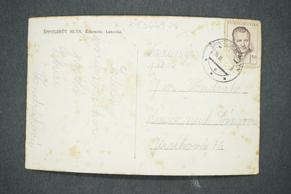 Pohlednice ŠPINDLERŮV MLÝN, KRKONOŠE LANOVKA (x13669)