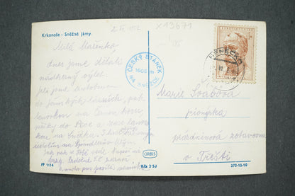 Pohlednice KRKONOŠE - SNĚŽNÉ JÁMY (x13671)