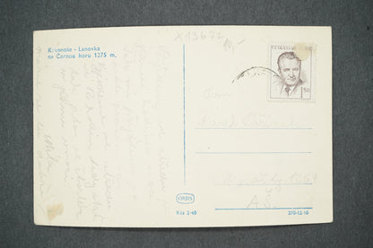 Pohlednice KRKONOŠE - LANOVKA NA ČERNOU HORU (x13672)