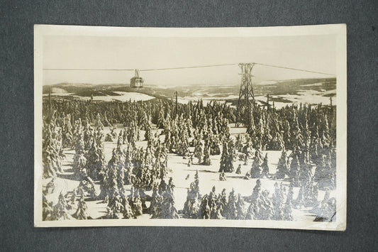 Pohlednice KRKONOŠE - LANOVKA NA ČERNOU HORU (x13672)