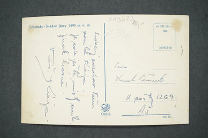 Pohlednice KRKONOŠE - SNĚŽNÉ JÁMY (x13673)