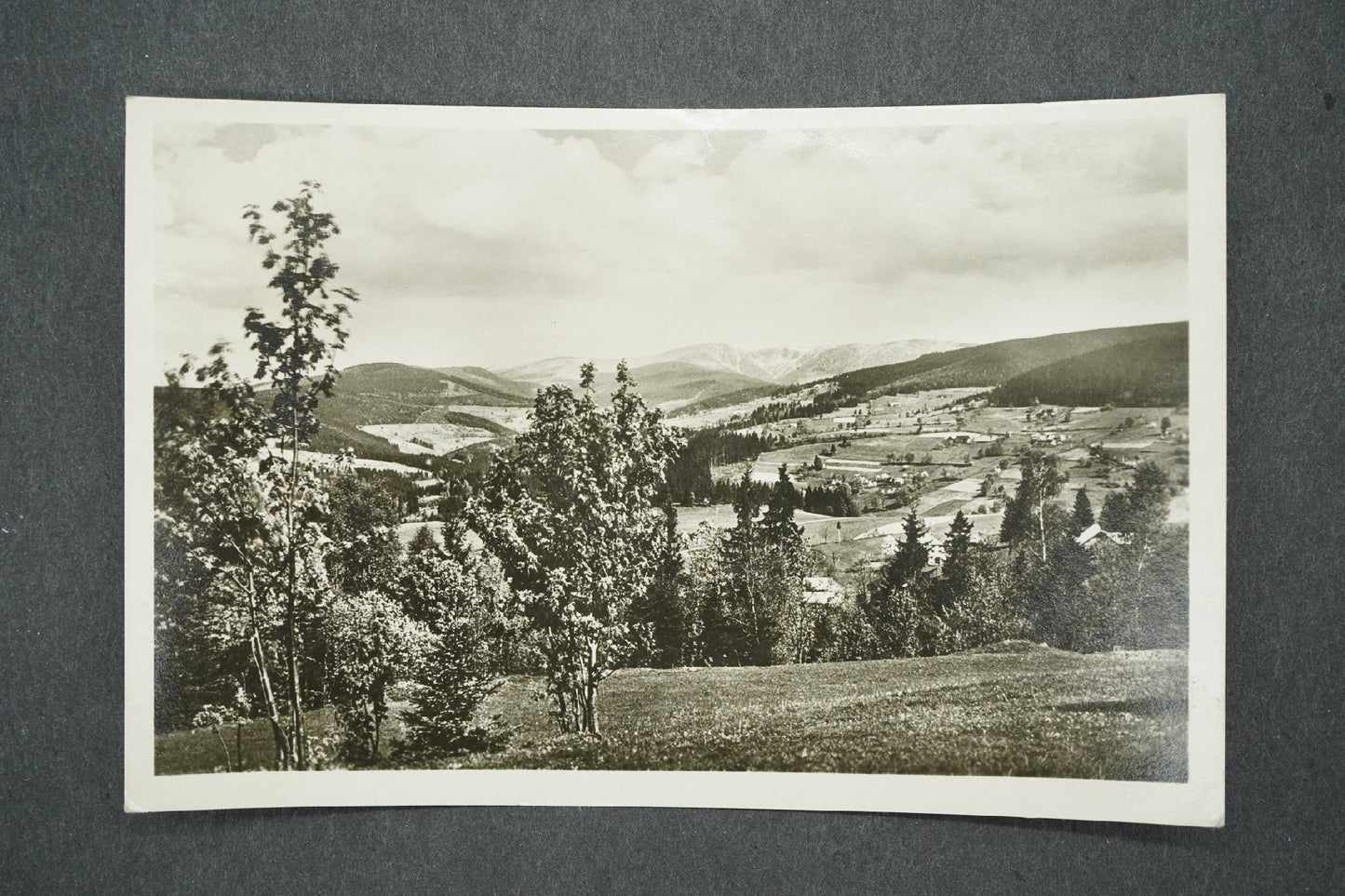 Pohlednice KRKONOŠE - VÝHLED OD BENECKA NA KOKRHÁČ (x13678)