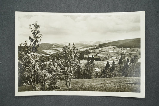 Pohlednice KRKONOŠE - VÝHLED OD BENECKA NA KOKRHÁČ (x13678)