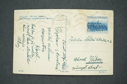 Pohlednice KRKONOŠE - PEC POD SNĚŽKOU (x13702)