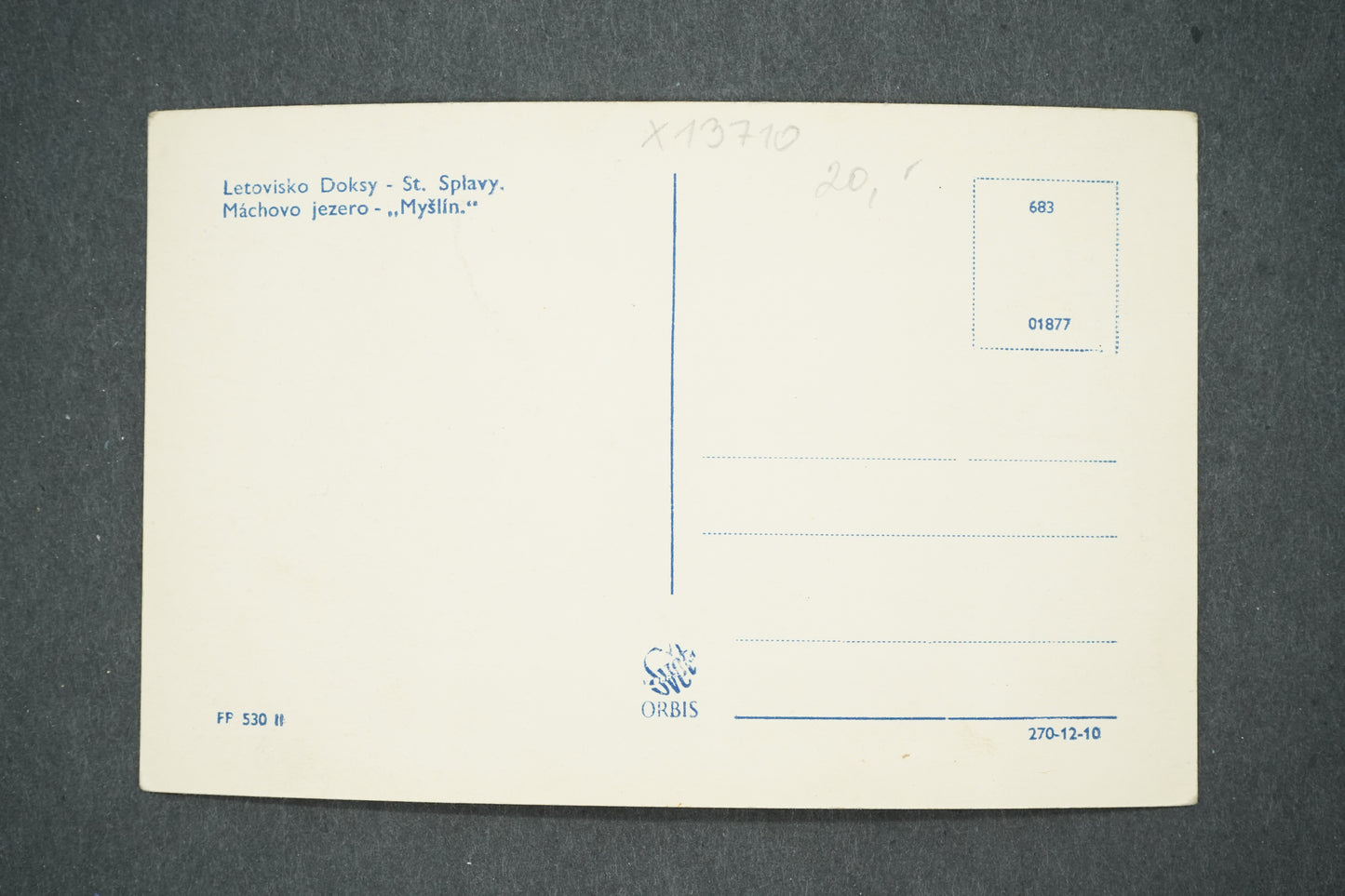 Pohlednice LETOVISKO DOKSY MÁCHOVO JEZERO (x13710)