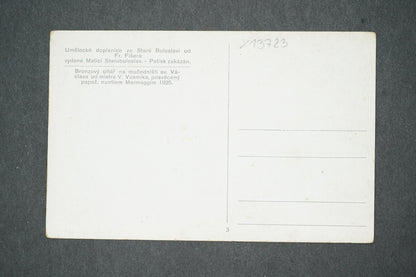Pohlednice OLTÁŘ NA MUČEDNIŠTI SV. VÁCLAVA OD V. VOSMIKA (x13723)