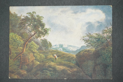 Pohlednice ANTONÍ MÁNES KRAJINA S CHODCEM (x13803)