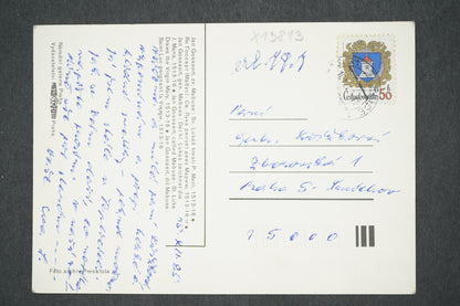 Pohlednice JAN GOSSAERT ZV. MABUSE: SV. LUKÁŠ KRESLÍ P. MARII (x13813)
