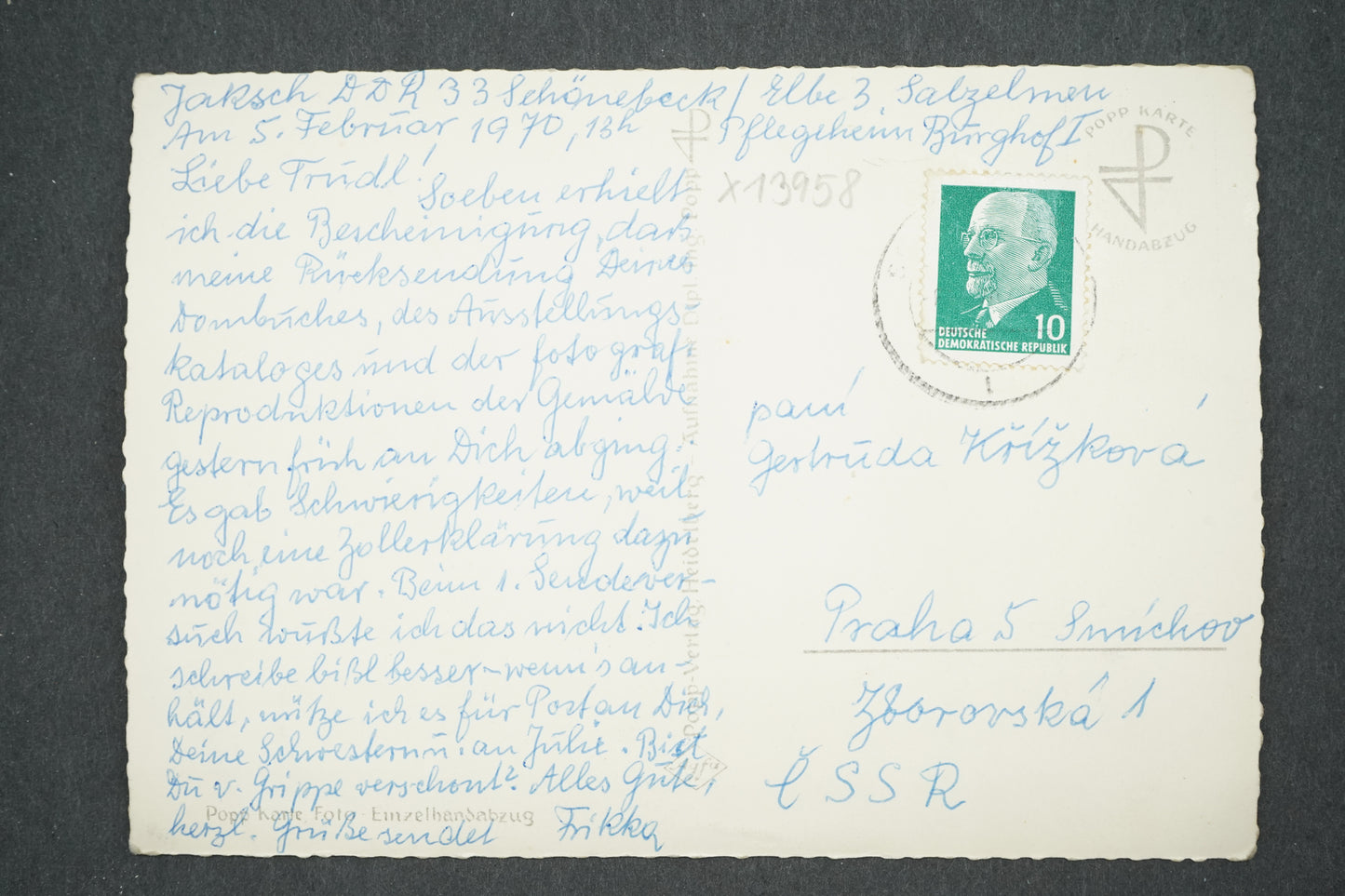 Pohlednice BLICK VON DER BRING (x13958)