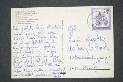Pohlednice PETER ROSEGGER WALDHEIMAT (x13970)