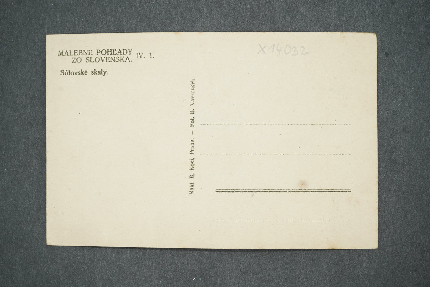 Pohlednice SÚLOVSKÉ SKALY (x14032)