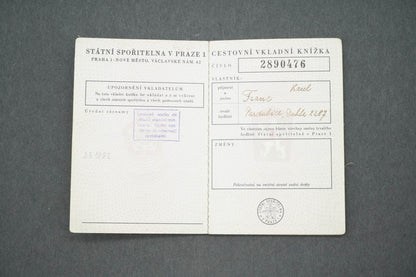 CESTOVNÍ VKLADNÍ KNÍŽKA (x14909)