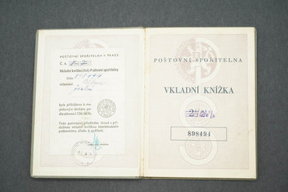 VKLADNÍ KNÍŽKA POŠTOVNÍ SPOŘITELNA (x14913)