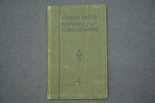 VKLADNÍ KNÍŽKA SPOŘITELNY KRÁLOVÉDVORSKÉ (x14914)