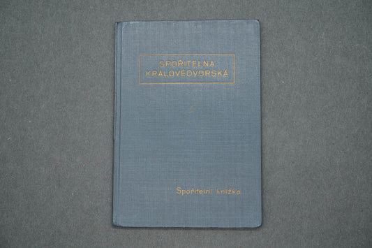 SPOŘITELNA KRÁLOVÉDVORSKÁ SPOŘITELNÍ KNÍŽKA (x14915)
