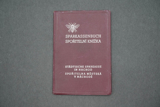 SPOŘITELNÍ KNÍŽKA SPOŘITELNA MĚSTSKÁ V NÁCHODĚ (x14921)