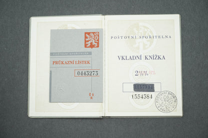 VKLADNÍ KNÍŽKA POŠTOVNÍ SPOŘITELNA (x14934)