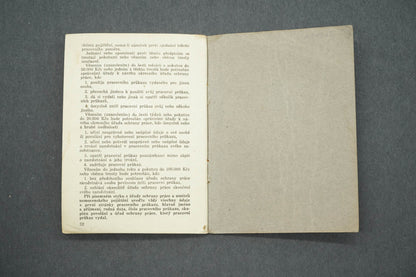 PRACOVNÍ PRŮKAZ ČESKOSLOVENSKÁ REPUBLIKA (x14942)