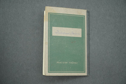 PRACOVNÍ PRŮKAZ ČESKOSLOVENSKÁ REPUBLIKA (x14957)