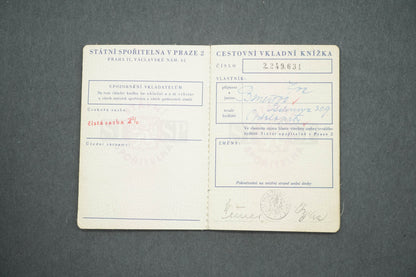 CESTOVNÍ VKLADNÍ KNÍŽKA (x14962)