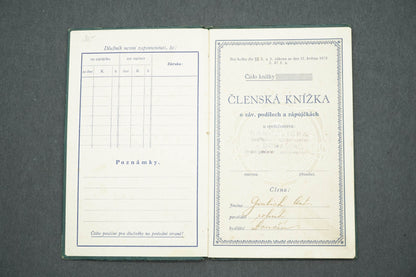 ČLENSKÁ KNÍŽKA (x14971)