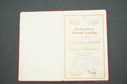 VKLADNÍ KNÍŽKA EINLAGEBUCH (x14974)
