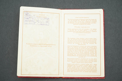 VKLADNÍ KNÍŽKA EINLAGEBUCH (x14974)