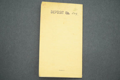 SPOŘITELNÍ KNÍŽKA MĚSTSKÉ SPOŘITELNY PRAŽSKÉ (x14975)
