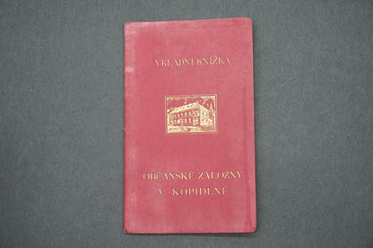 VKLADNÍ KNÍŽKA OBČANSKÉ ZÁLOŽNY V KOPIDLNĚ (x14976)