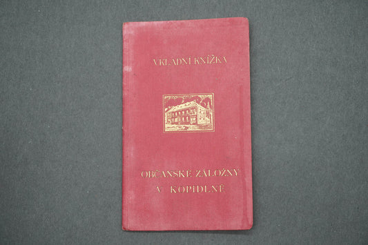 VKLADNÍ KNÍŽKA OBČANSKÉ ZÁLOŽNY V KOPIDLNĚ (x14976)