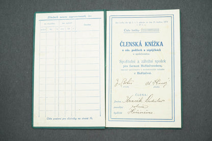 ČLENSKÁ KNÍŽKA (x14977)