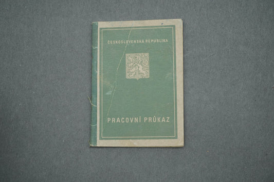 PRACOVNÍ PRŮKAZ ČESKOSLOVENSKÁ REPUBLIKA (x14984)