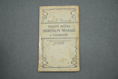 VKLADNÍ KNÍŽKA SPOŘITELNY MĚSTSKÉ V NÁCHODĚ (x14988)