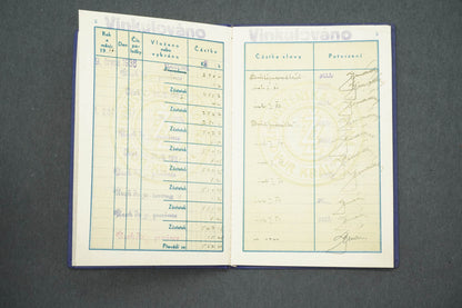 VKLADNÍ KNÍŽKA ŽIVNOSTENSKÁ ZÁLOŽNA VE DVOŘE KRÁLOVÉ N.L. (x14991)