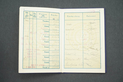 VKLADNÍ KNÍŽKA ŽIVNOSTENSKÁ ZÁLOŽNA VE DVOŘE KRÁLOVÉ N.L. (x14991)
