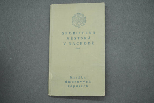 SPOŘITELNA MĚSTSKÁ V NÁCHODĚ KNÍŽKA ÚMOROVÝCH ZAPŮJČEK (x15000)