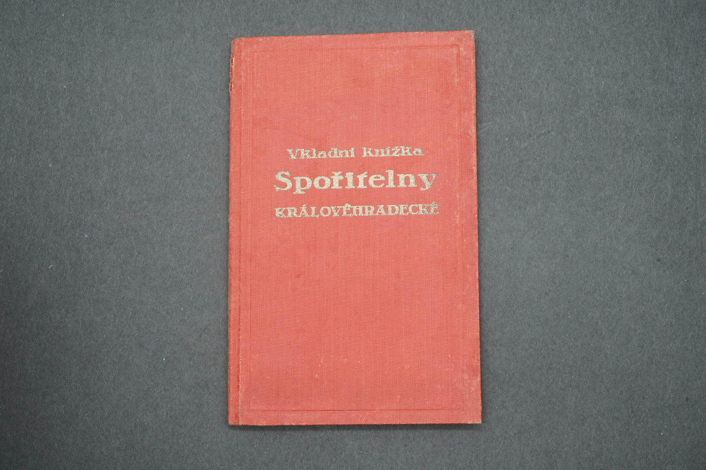 VKLADNÍ KNÍŽKA SPOŘITELNY KRÁLOVEHRADECKÉ (x15011)