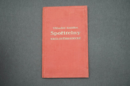 VKLADNÍ KNÍŽKA SPOŘITELNY KRÁLOVEHRADECKÉ (x15011)