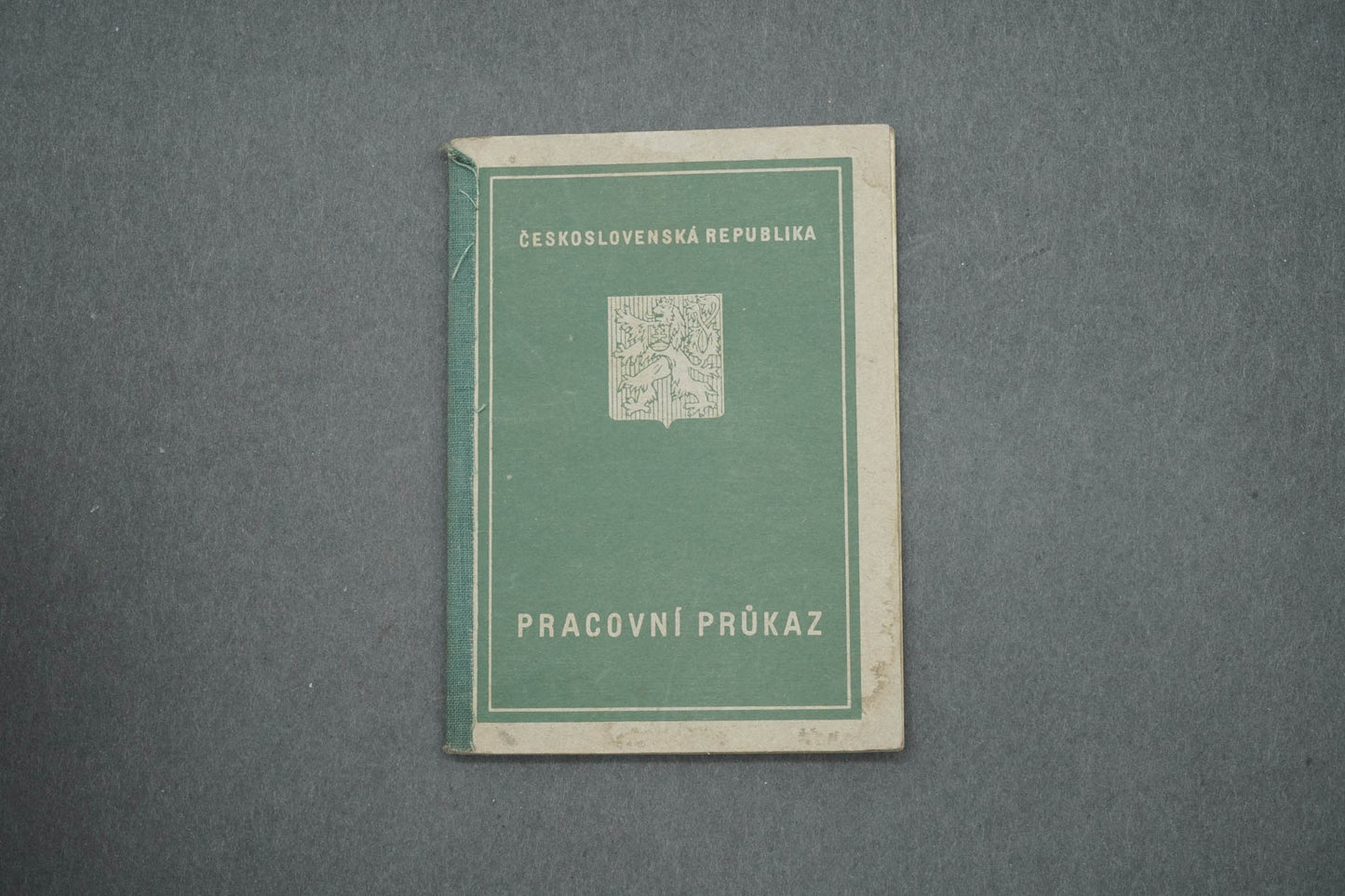 PRACOVNÍ PRŮKAZ ČESKOSLOVENSKÁ REPUBLIKA (x15015)