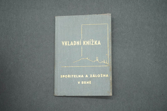 VKLADNÍ KNÍŽKA SPOŘITELNA A ZÁLOŽNA V BRNĚ (x15017)