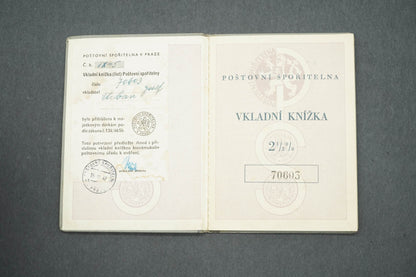 VKLADNÍ KNÍŽKA POŠTOVNÍ SPOŘITELNA (x15020)