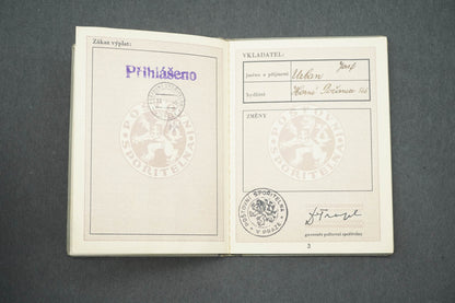 VKLADNÍ KNÍŽKA POŠTOVNÍ SPOŘITELNA (x15020)
