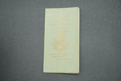 SPOŘITELNÍ KNÍŽKA MĚSTSKÉ SPOŘITELNY NA KRÁL. VINOHRADECH (x15023)