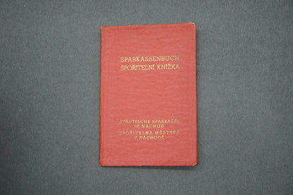 SPOŘITELNÍ KNÍŽKA SPOŘITELNA MĚSTSKÁ V NÁCHODĚ (x15027)