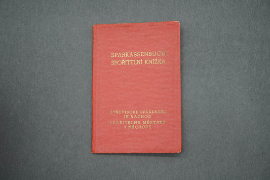 SPOŘITELNÍ KNÍŽKA SPOŘITELNA MĚSTSKÁ V NÁCHODĚ (x15027)